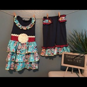 COPY - Tutu & Lulu Dress & Knicker Set. 3-4T. NWOT
